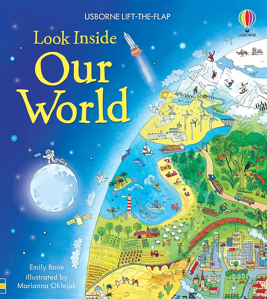 Look Inside Our World - 9781409563945 - Emily Bone, Marianna Oklejak - Usborne - The Little Lost Bookshop