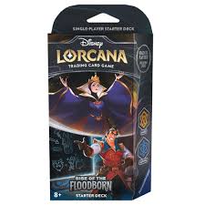 Lorcana Rise of the Floodborn Starter Deck: Amber & Sapphire - 4050368982353 - The Little Lost Bookshop - The Little Lost Bookshop