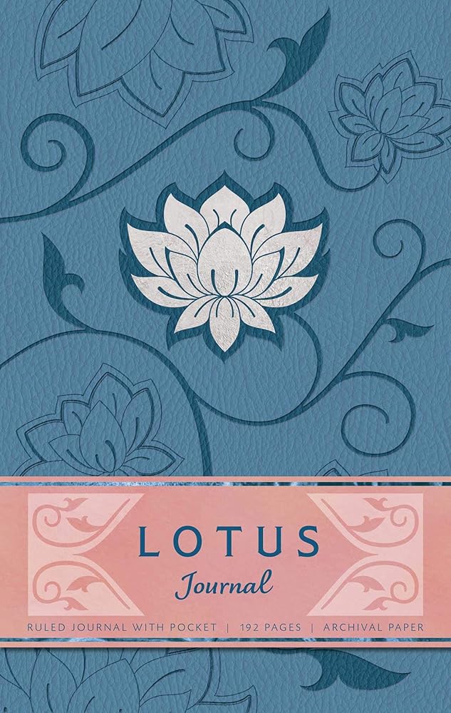 Lotus Hardcover Ruled Journal - 9781683835561 - Insight Editions - Mandala Publishing - The Little Lost Bookshop