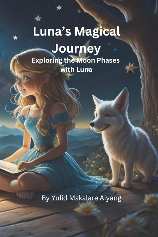 Luna's Magical Journey: Exploring Moon Phases Through Story & Wonder - 9798264859335 - Yulid Makalare Aiyang - Independently published - The Little Lost Bookshop