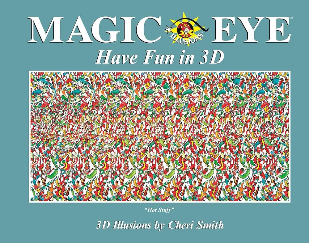 Magic Eye: Have Fun in 3D - 9781524885779 - Cheri Smith - Andrews McMeel Publishing - The Little Lost Bookshop
