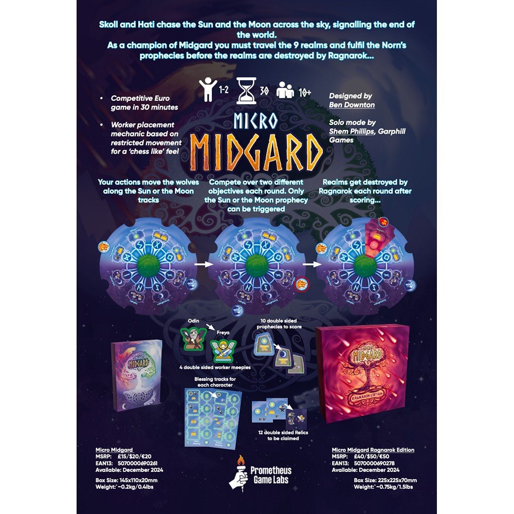 Micro Midgard Ragnarok Edition - 5070000690278 - Game - The Little Lost Bookshop - The Little Lost Bookshop