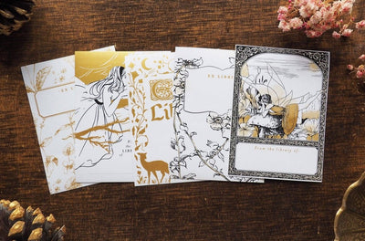 Midsummer Mixed Bookplates - 10 pack - 739601496065 - Bookplate - Fleur & Fable - The Little Lost Bookshop