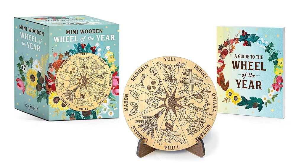 Mini Wooden Wheel of the Year - 9780762487493 - Nikki Van De Car, Malin Gyllensvaan - RP Minis - The Little Lost Bookshop