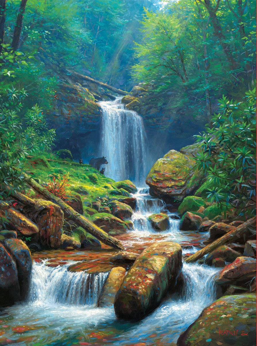 Mystic Falls Puzzle (1000pc) - 796780530782 - Jedko Games - The Little Lost Bookshop