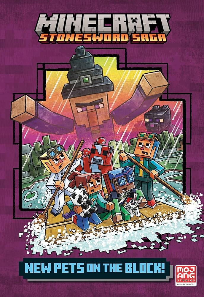 New Pets on the Block: Minecraft The Stonesword Saga 3: Book 3 - 9780008499501 - Nick Eliopulos, Mojang AB - Farshore GB - The Little Lost Bookshop