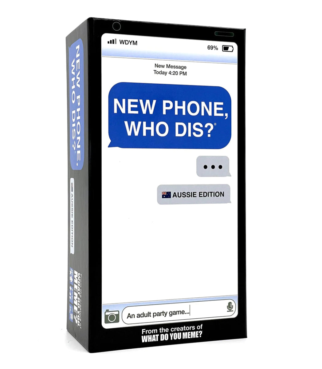 New Phone Who Dis? (Aussie Edition) - 810816034416 - Board Games - The Little Lost Bookshop
