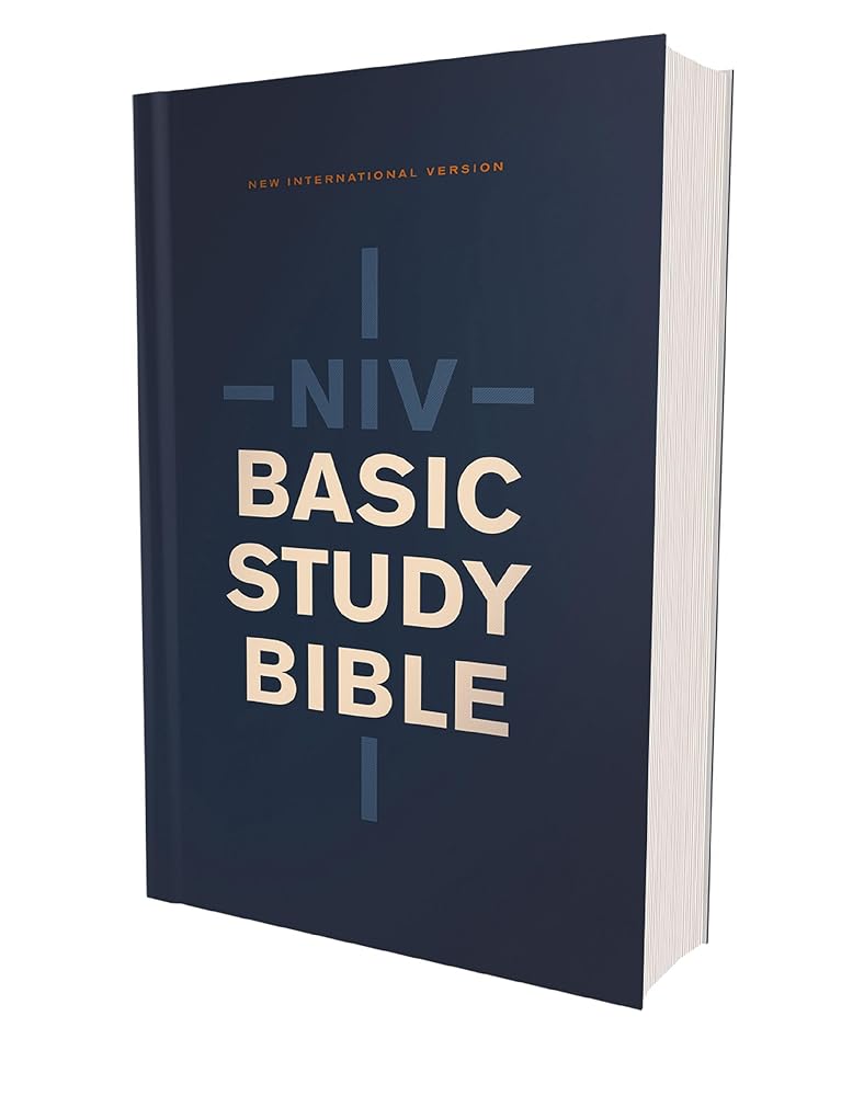 NIV, Basic Study Bible, Economy Edition, Paperback, Blue, Red Letter - 9780310461043 - Zondervan - Zondervan - The Little Lost Bookshop