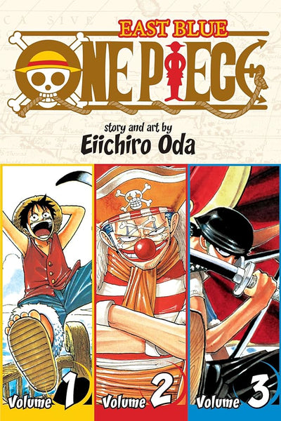One Piece: East Blue 1 - 2 - 3 - 9781421536255 - Eiichiro Oda - VIZ Media LLC - The Little Lost Bookshop