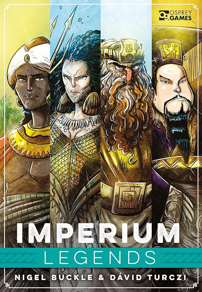 Osprey Games Imperium: Legends - 9781472844750 - Nigel Buckle, Dávid Turczi, Mihajlo Dimitrievski - Osprey Games - The Little Lost Bookshop