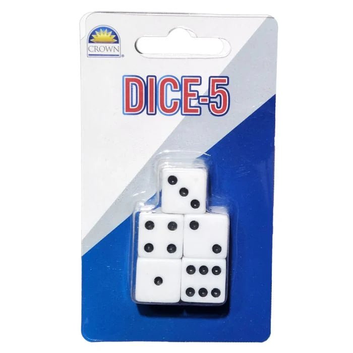 Pack of 5 Dice - 9317762165719 - The Little Lost Bookshop - The Little Lost Bookshop
