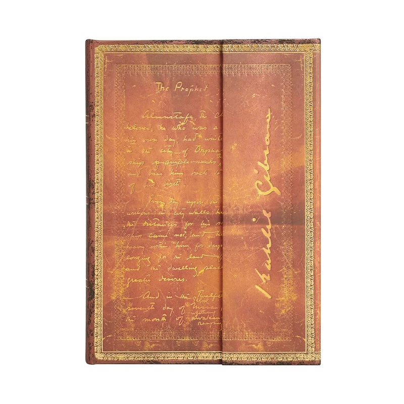 Paperblanks | Kahlil Gibran, The Prophet | Hardcover | Midi | Lined | Wrap Closure | 144 Pg | 120 GSM (Embellished Manuscripts Collection) - 9781439792971 - Paperblanks - Paperblanks - The Little Lost Bookshop