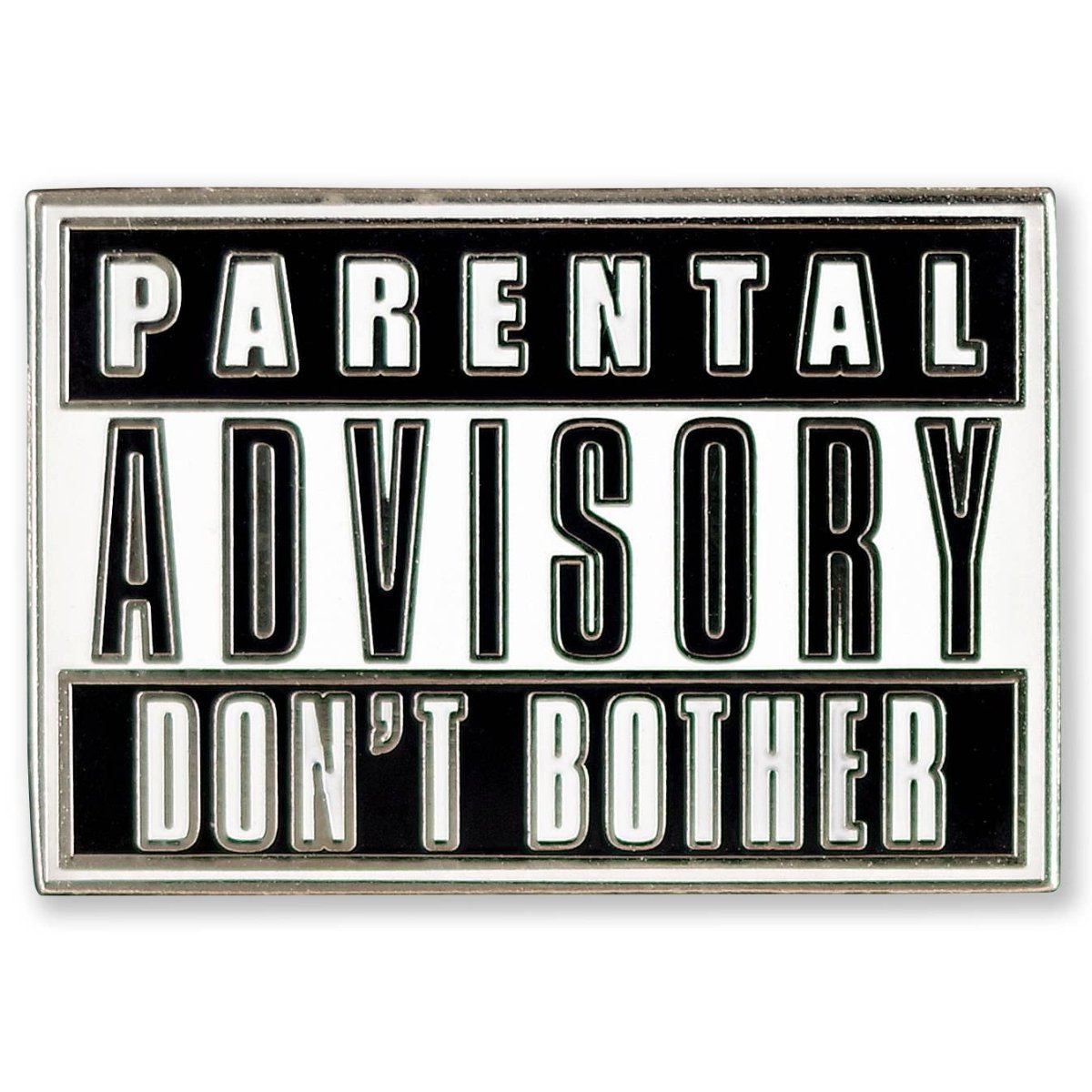 Pin: Parental Advisory - Don't Bother - 9781441327369 - The Little Lost Bookshop - The Little Lost Bookshop