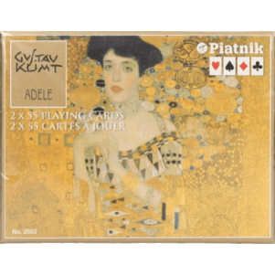 Playing Cards - Klimt Adele 2x pack - 9001890250347 - PIATNIK - The Little Lost Bookshop - The Little Lost Bookshop