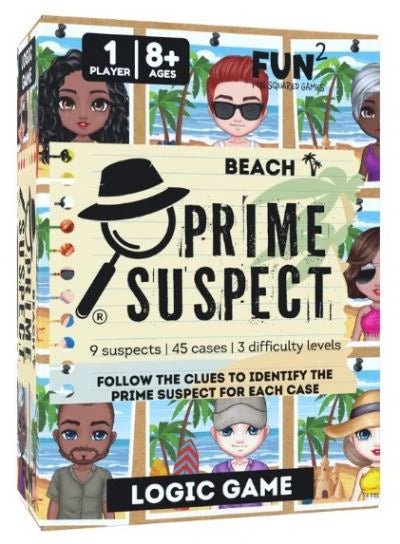 Prime Suspect At the Beach - 850059899311 - Game - The Little Lost Bookshop - The Little Lost Bookshop