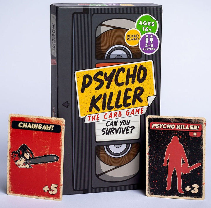 Psycho Killer: A Card Game for Psychos - 8720077313613 - Game - Escape Tabletop Games - The Little Lost Bookshop