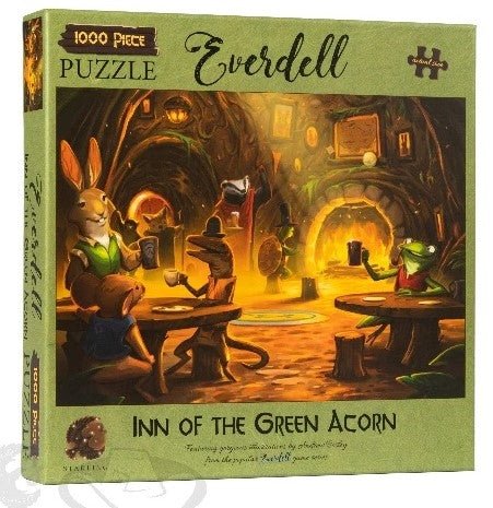 Puzzle - Everdell "Inn of the Green Acorn" 1000pc - 810082831092 - Andrew Bosley - The Little Lost Bookshop - The Little Lost Bookshop