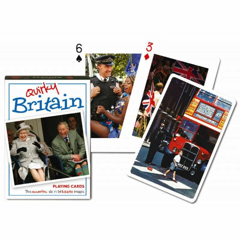 Quirky Britain Playing Cards - 9001890135019 - Piatnik - The Little Lost Bookshop