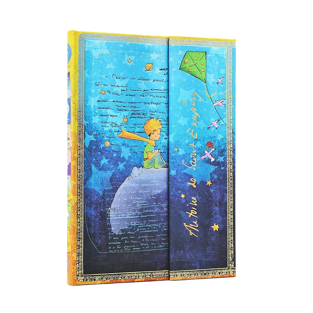 Saint - Exupéry, The Little Prince Midi Unlined Hardcover Journal, 144pg, 120GSM, Saint - Exupéry Collection by Paperblanks (Embellished Manuscripts Collection) - 9781439798829 - Paperblanks - Paperblanks - The Little Lost Bookshop