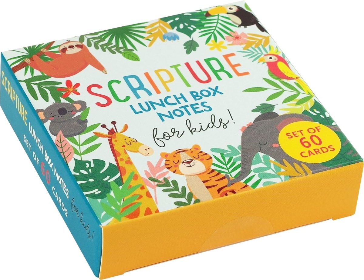 Scripture Lunch Box Notes For Kids (60 Pack) - 9781441335463 - The Little Lost Bookshop - The Little Lost Bookshop