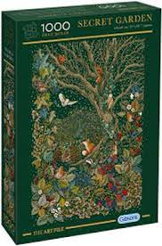 Secret Garden 1000pc Jigsaw - 5012269072105 - Jedko Games - The Little Lost Bookshop
