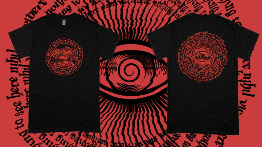 Shirt - Blue Mountains Void Observance League - void1 - Blue Mountains Void Observance League - The Little Lost Bookshop