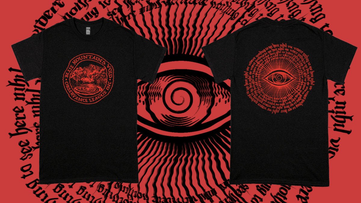 Shirt - Blue Mountains Void Observance League - void1 - Blue Mountains Void Observance League - The Little Lost Bookshop