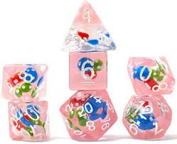 Sirius Dice - Magic Mushroom DiceSet 7 - 810113710716 - Game - The Little Lost Bookshop