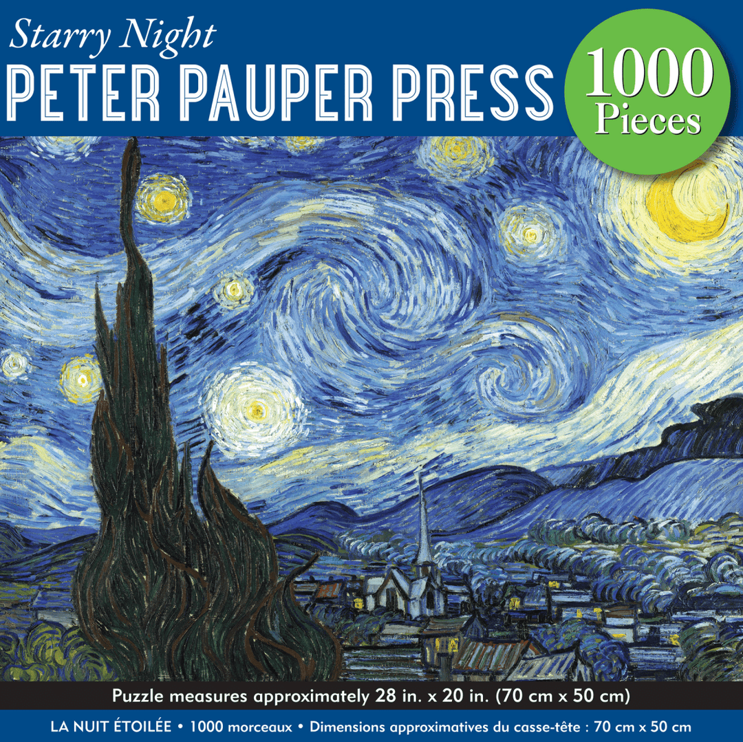 Starry Night: Pete Pauper Press Puzzle - 9781441333896 - The Little Lost Bookshop - The Little Lost Bookshop