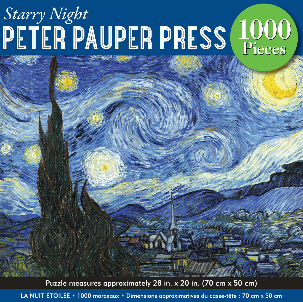 Starry Night: Pete Pauper Press Puzzle - 9781441333896 - The Little Lost Bookshop - The Little Lost Bookshop