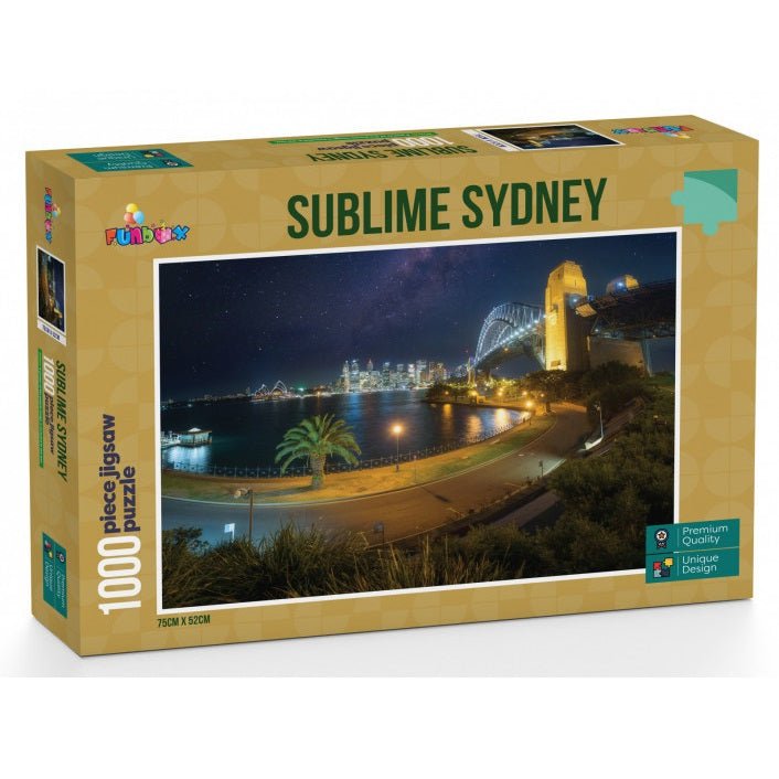 Sublime Sydney 1000 piece Puzzle - 643690102397 - The Little Lost Bookshop - The Little Lost Bookshop