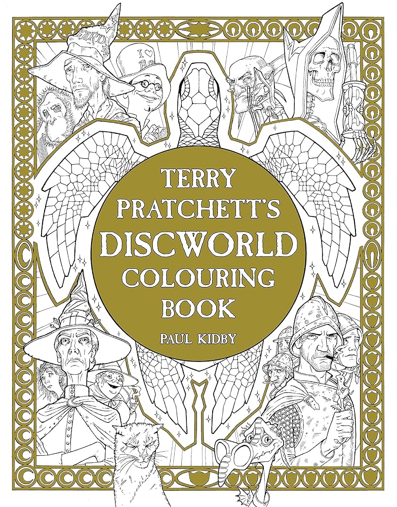 Terry Pratchett's Discworld Colouring Book [Paperback] Kidby, Paul - 9781473217478 - Terry Pratchett, Paul Kidby - Gollancz - The Little Lost Bookshop