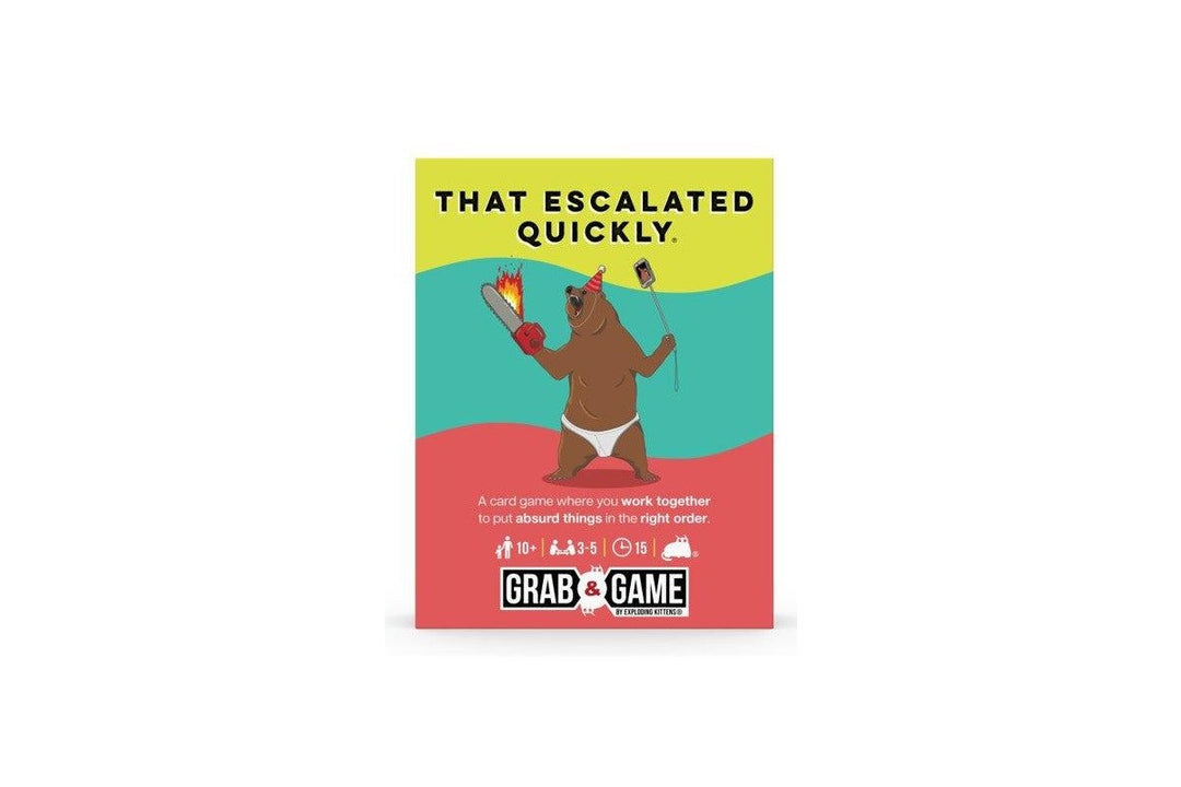 That Escalated Quickly (Grab And Game) - 810083044897 - The Little Lost Bookshop - The Little Lost Bookshop