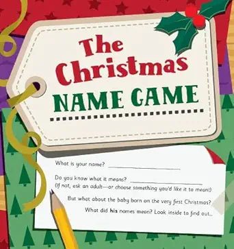 The Christmas Name Game - 9781784980276 - Alison Mitchell - Good Book Company - The Little Lost Bookshop
