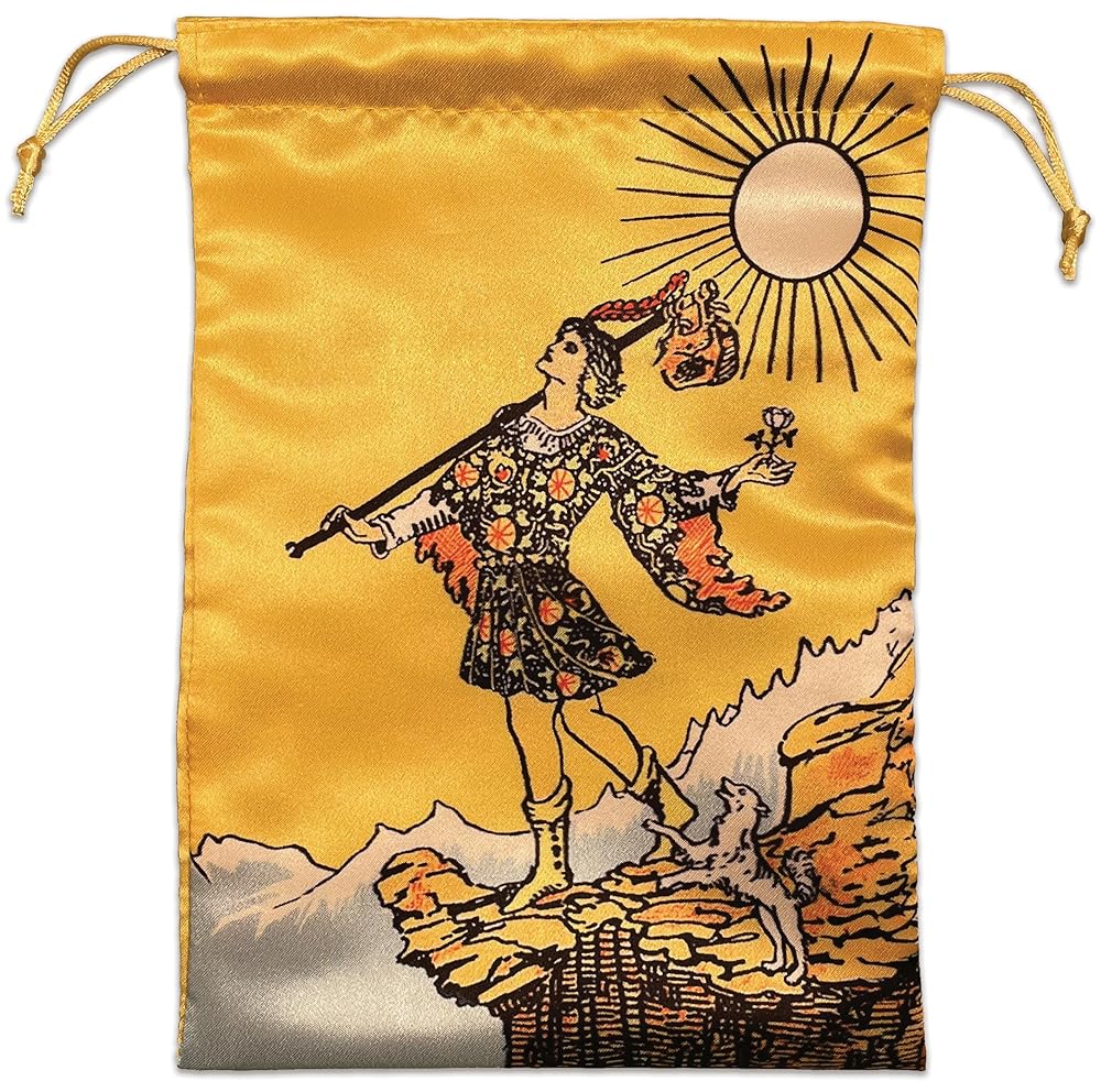 The Fool Tarot Pouch - 9781646712021 - Inc. U.S. Games Systems - U.S. Games Systems, Inc. - The Little Lost Bookshop