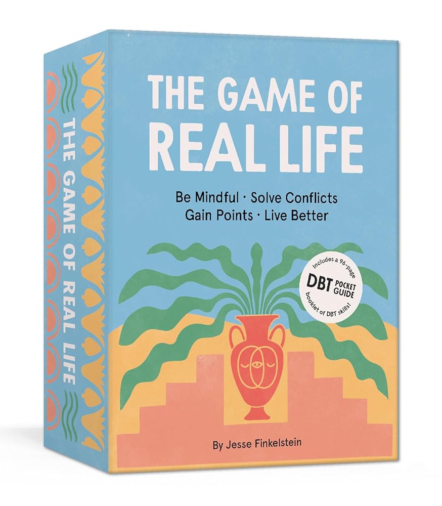 The Game of Real Life: Be Mindful. Solve Conflicts. Gain Points. Live Better. (Includes a 96 - Page Pocket Guide to DBT Skills!) Card Games - 9780593233917 - Jesse Finkelstein - Penguin Random House - The Little Lost Bookshop