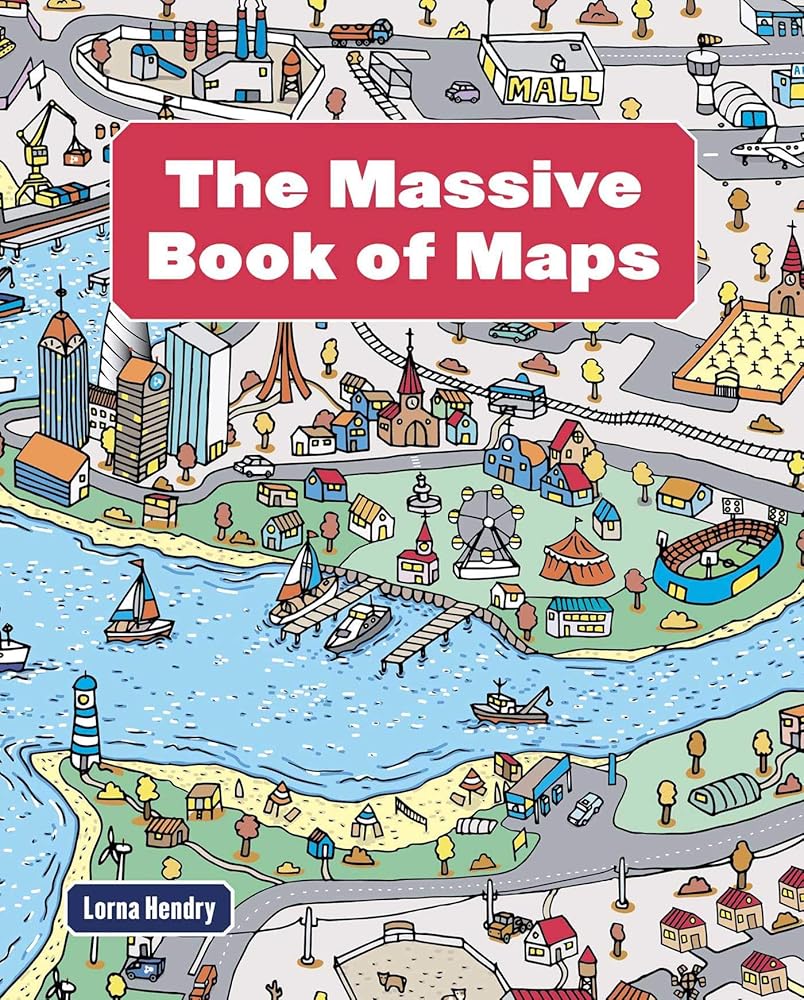 The Massive Book of Maps - 9781742034553 - Lorna Hendry - Wild Dog - The Little Lost Bookshop