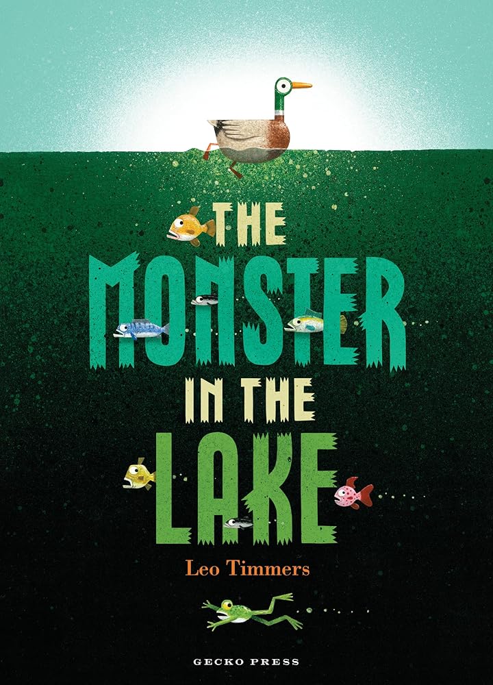 The Monster in the Lake - 9798765670507 - Leo Timmers - Gecko Press ™ - The Little Lost Bookshop