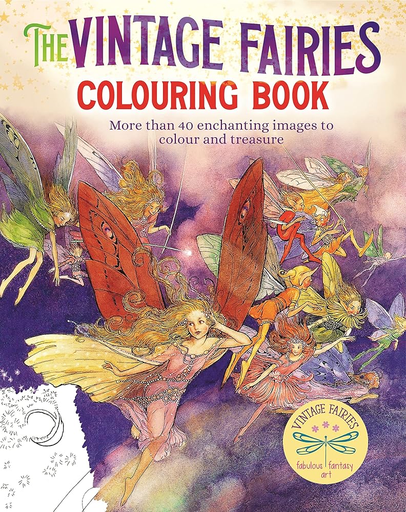 The Vintage Fairies Colouring Book: More than 40 Enchanting Images to Colour and Treasure (Arcturus Vintage Colouring, 4) - 9781398805149 - unknown author - Arcturus - The Little Lost Bookshop