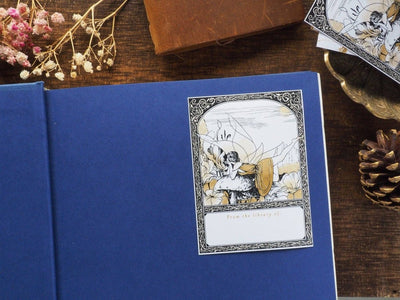 Titania bookplates: 10 pack (string tie envelope) - 739601496010 - Bookplate - Fleur & Fable - The Little Lost Bookshop