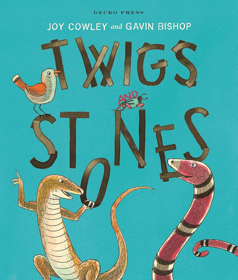 Twigs and Stones - 9798765668238 - Joy Cowley, Gavin Bishop - Gecko Press - The Little Lost Bookshop