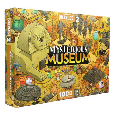 Vizzle's Mysterious Museum 1000pc - 658238644864 - VR - The Little Lost Bookshop