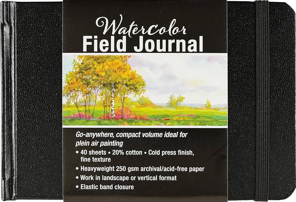 Watercolour Field Journal - 9781441329349 - Peter Pauper Press - The Little Lost Bookshop