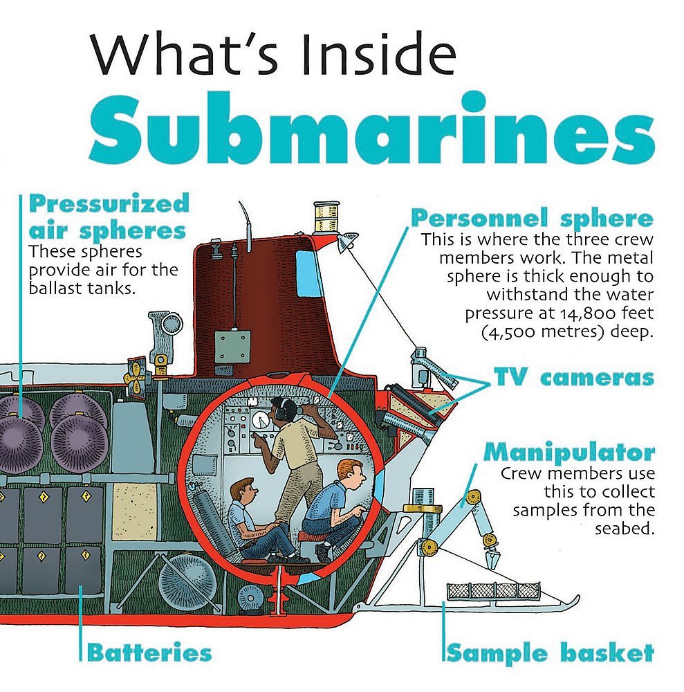 What's Inside?: Submarines - 9781445163505 - David West - Franklin Watts - The Little Lost Bookshop