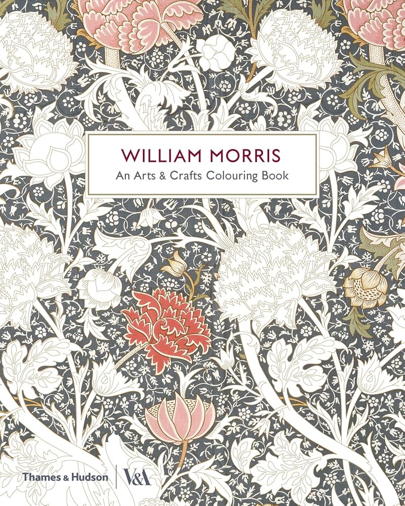 William Morris: An Arts & Crafts Coloring Book (V&A Museum) - 9780500420591 - Victoria & Albert Museum - Thames & Hudson - The Little Lost Bookshop