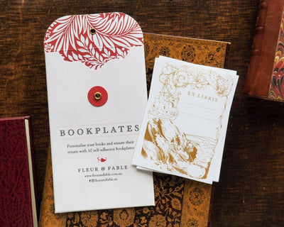 Witchcaft & Wizardry Bookplates - 10 pack - 739601495952 - Bookplate - Fleur & Fable - The Little Lost Bookshop