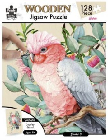 Wooden Jigsaw Puzzle: Galah (129pc) - 9350375013800 - Jedko Games - The Little Lost Bookshop