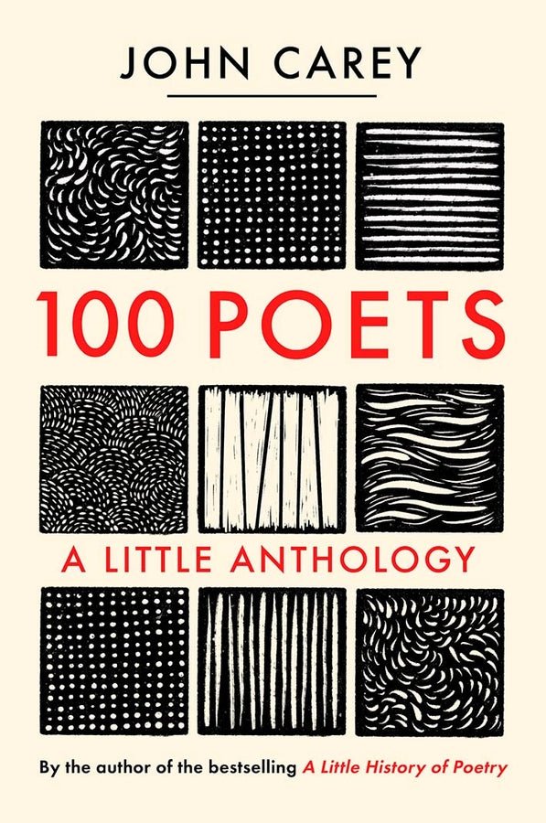 100 Poets – A Little Anthology - 9780300258011 - John Carey - Yale University Press - The Little Lost Bookshop