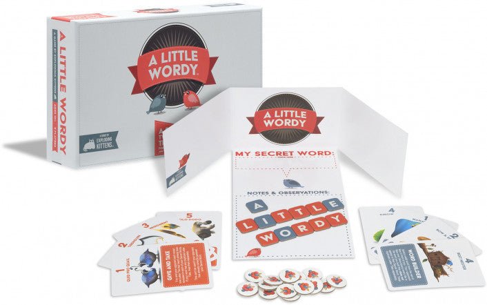 A Little Wordy - 852131006426 - Party Games - Exploding Kittens - The Little Lost Bookshop