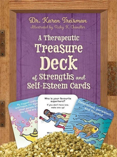 A Therapeutic Treasure Deck of Strengths and Self-Esteem Cards - 9781787757851 - Dr Karen Treisman, Clinical Psychologist Trainer & Author - JESSICA KINGSLEY PUBLISHERS - The Little Lost Bookshop